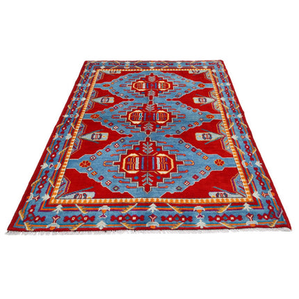 Revival 4' 11" X 6' 9" Wool Hand Knotted Rug