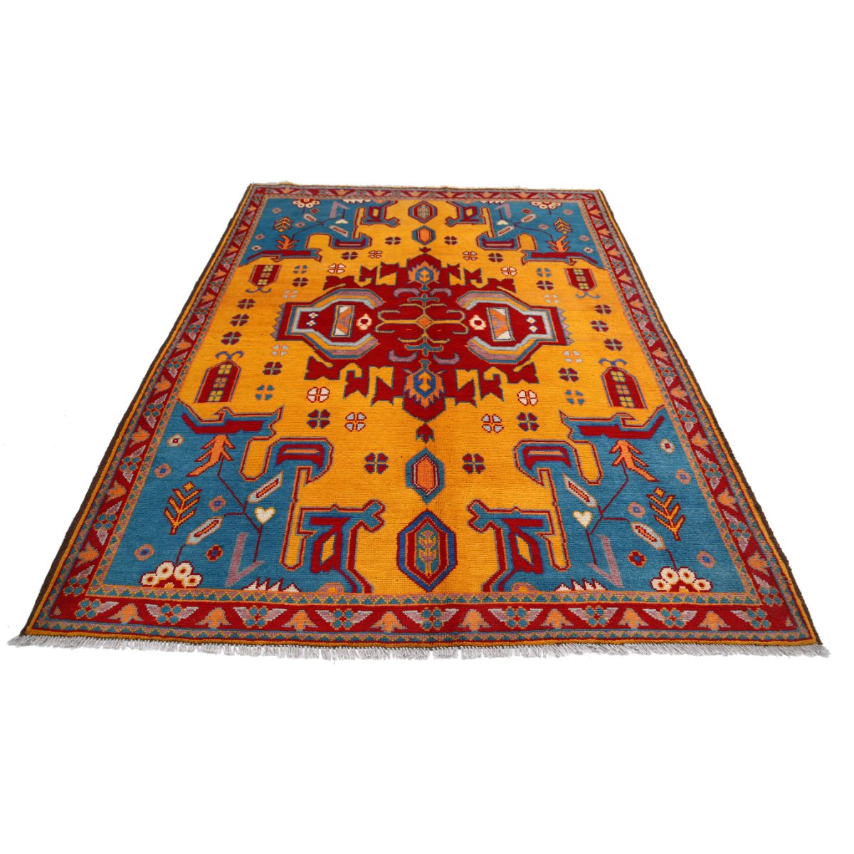 Revival 5' 10" X 8' 4" Wool Hand Knotted Rug