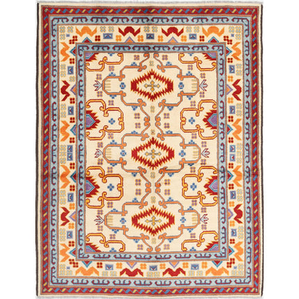 Revival Wool Hand Knotted Rug IVA0016398 - Natalia Rugs