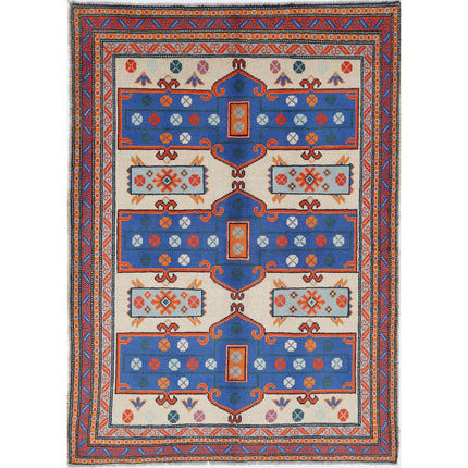 Revival Wool Hand Knotted Rug IVA0016403 - Natalia Rugs