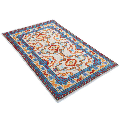 Revival 3' 4" X 4' 11" Wool Hand Knotted Rug