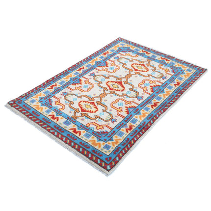 Revival 3' 4" X 4' 11" Wool Hand Knotted Rug