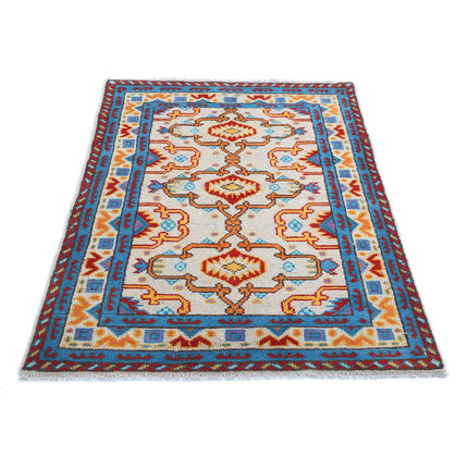 Revival 3' 4" X 4' 11" Wool Hand Knotted Rug