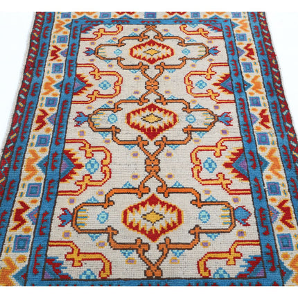 Revival 3' 4" X 4' 11" Wool Hand Knotted Rug