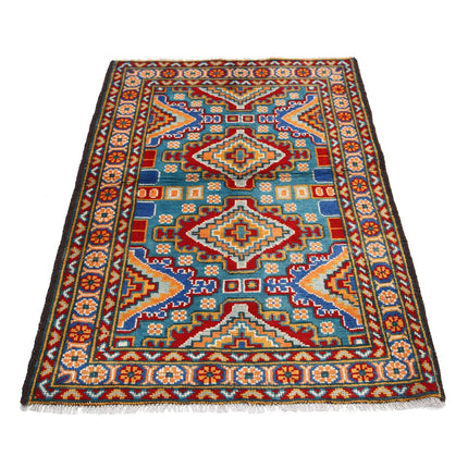 Revival 3' 4" X 4' 9" Wool Hand Knotted Rug