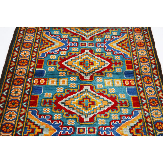 Revival 3' 4" X 4' 9" Wool Hand Knotted Rug