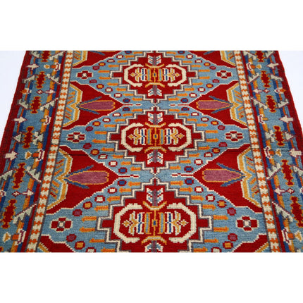 Revival 3' 6" X 4' 9" Wool Hand Knotted Rug