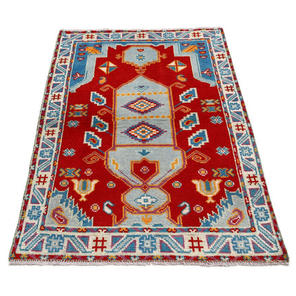 Revival 3' 3" X 5' 0" Wool Hand Knotted Rug