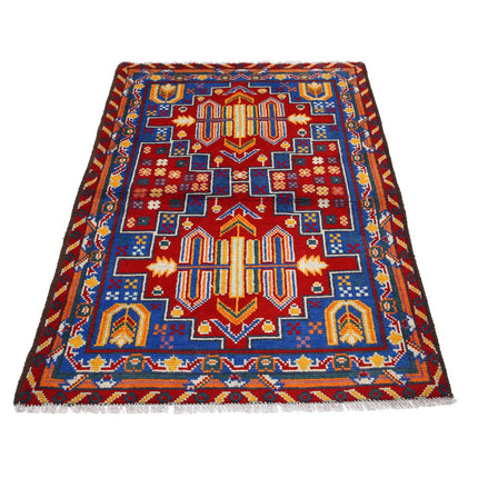 Revival 3' 4" X 5' 0" Wool Hand Knotted Rug