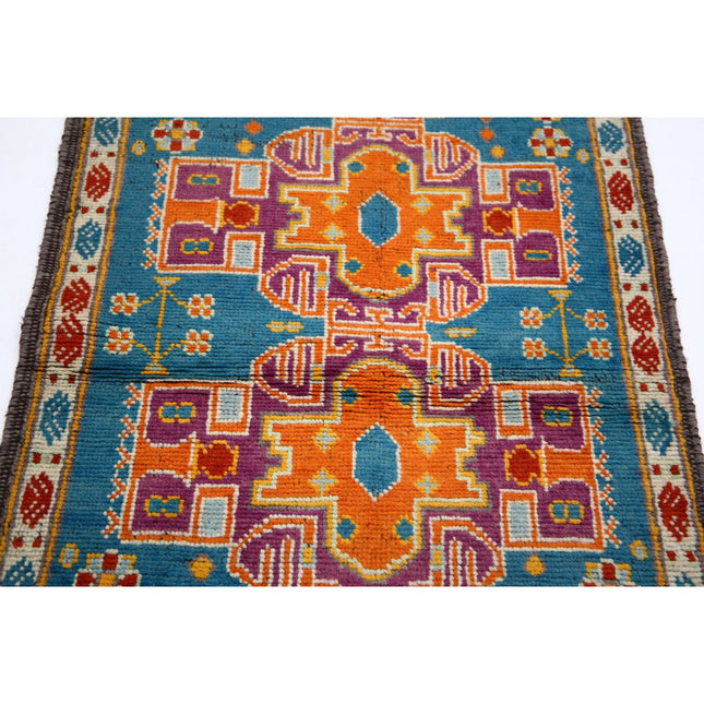 Revival 2' 10" X 4' 1" Wool Hand Knotted Rug