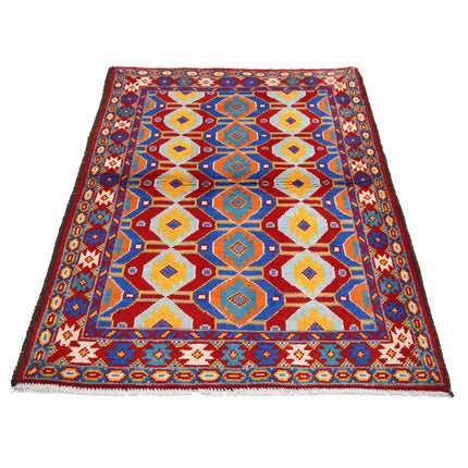 Revival 3' 5" X 4' 10" Wool Hand Knotted Rug