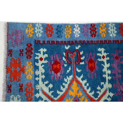 Revival 3' 2" X 4' 9" Wool Hand Knotted Rug