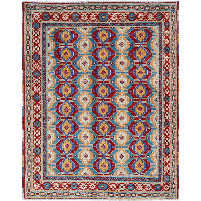 Revival Wool Hand Knotted Rug IVA0016490 - Natalia Rugs