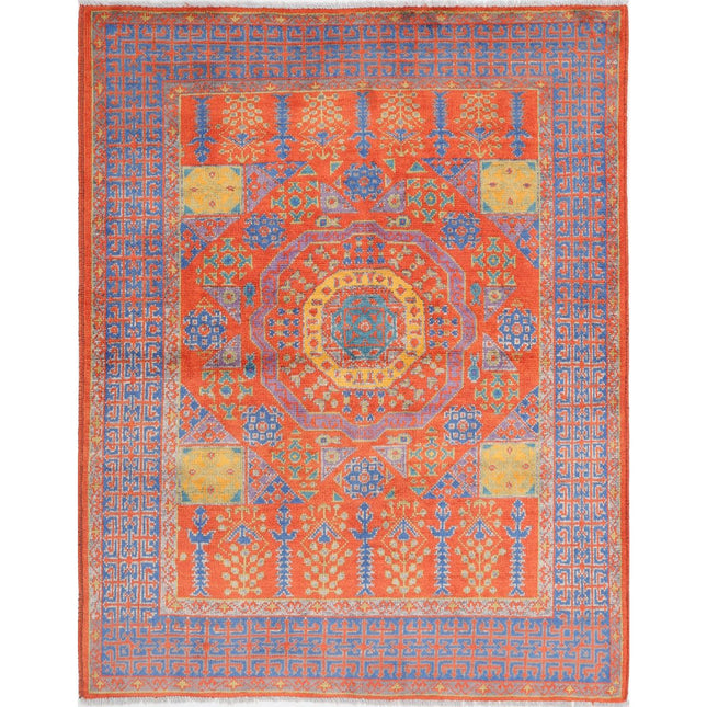 Revival Wool Hand Knotted Rug IVA0016494 - Natalia Rugs