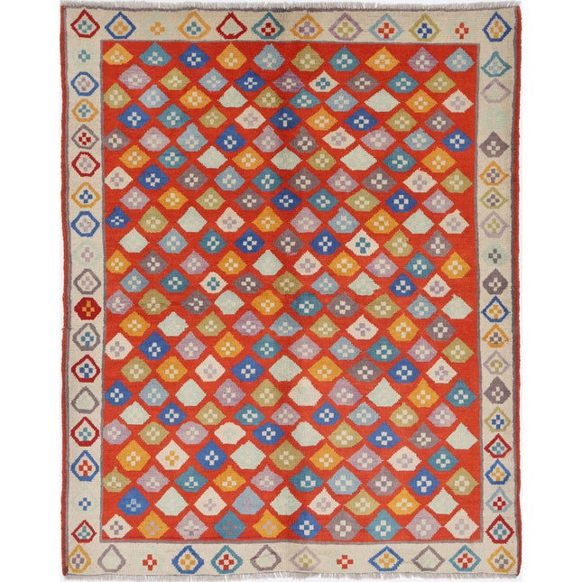 Revival Wool Hand Knotted Rug IVA0016495 - Natalia Rugs