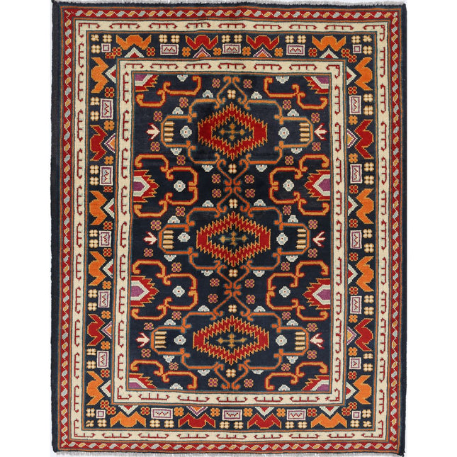 Revival Wool Hand Knotted Rug IVA0016498 - Natalia Rugs