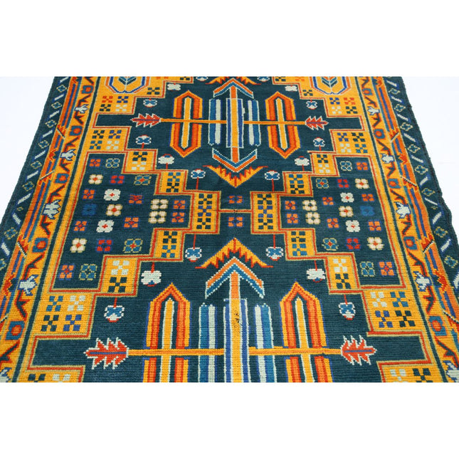 Revival 4' 10" X 6' 10" Wool Hand Knotted Rug