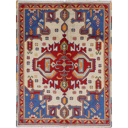 Revival Wool Hand Knotted Rug IVA0016501 - Natalia Rugs