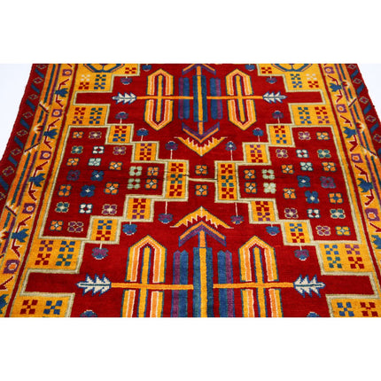 Revival 4' 10" X 6' 4" Wool Hand Knotted Rug