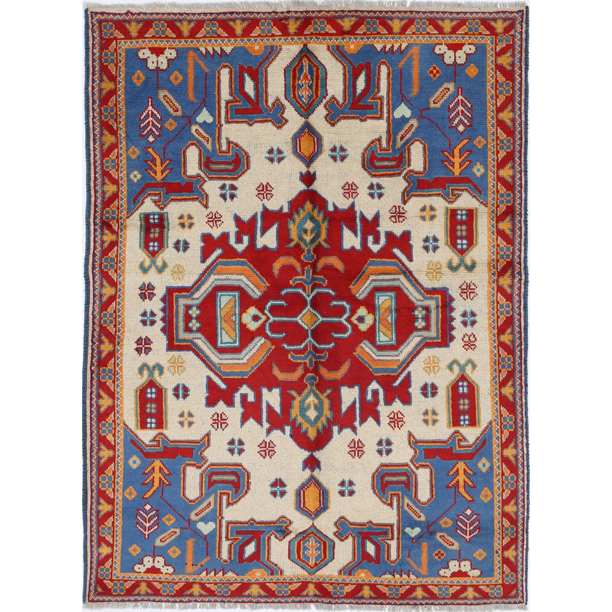 Revival 4' 9" X 6' 8" Wool Hand Knotted Rug