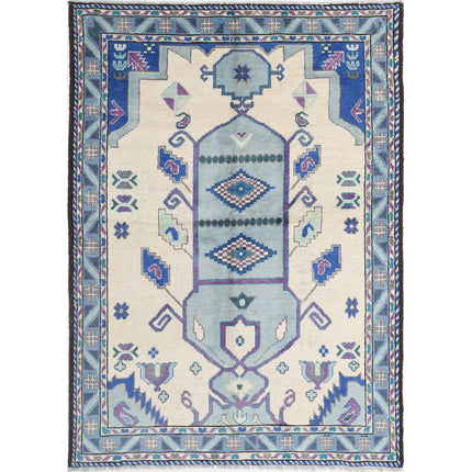 Revival Wool Hand Knotted Rug IVA0016517 - Natalia Rugs