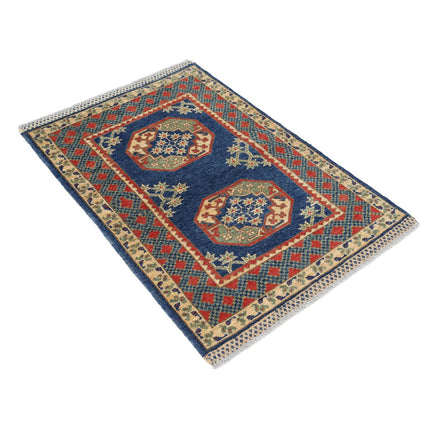 Revival 2' 8" X 3' 9" Wool Hand Knotted Rug