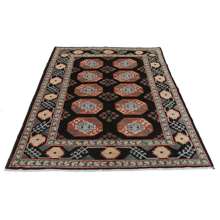 Revival 5' 0" X 6' 8" Wool Hand Knotted Rug