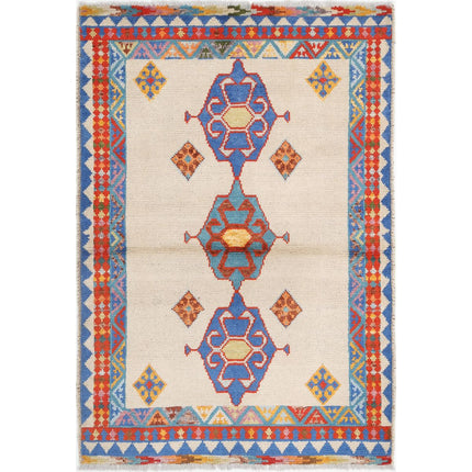 Revival Wool Hand Knotted Rug IVA0018061 - Natalia Rugs