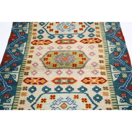 Revival 3' 4" X 4' 11" Wool Hand Knotted Rug