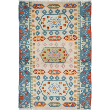 Revival Wool Hand Knotted Rug IVA0018063 - Natalia Rugs