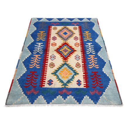 Revival 3' 5" X 4' 9" Wool Hand Knotted Rug