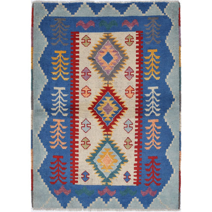 Revival Wool Hand Knotted Rug IVA0018076 - Natalia Rugs