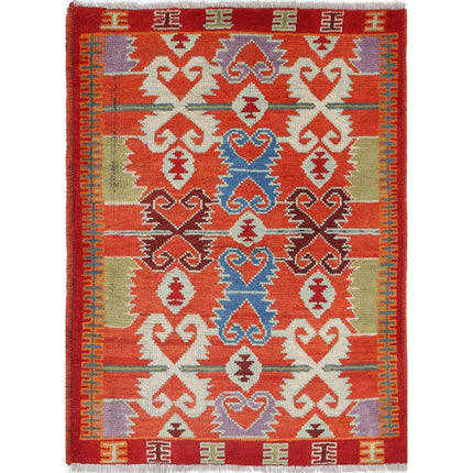 Revival Wool Hand Knotted Rug IVA0018101 - Natalia Rugs