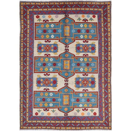 Revival Wool Hand Knotted Rug IVA0018107 - Natalia Rugs