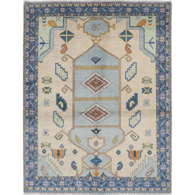 Revival Wool Hand Knotted Rug IVA0018109 - Natalia Rugs