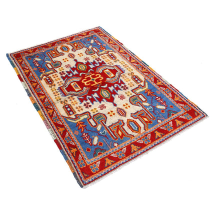 Revival 3' 4" X 4' 10" Wool Hand Knotted Rug