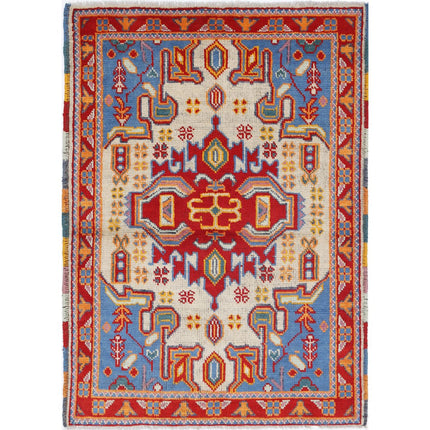 Revival Wool Hand Knotted Rug IVA0018110 - Natalia Rugs