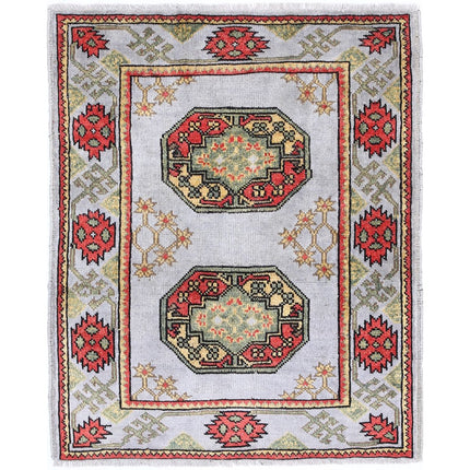 Revival Wool Hand Knotted Rug IVA0018410 - Natalia Rugs