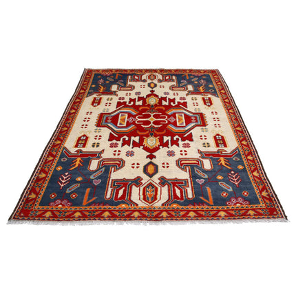 Revival 5' 9" X 7' 5" Wool Hand Knotted Rug