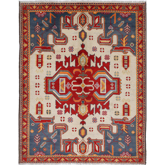 Revival 5' 9" X 7' 5" Wool Hand Knotted Rug
