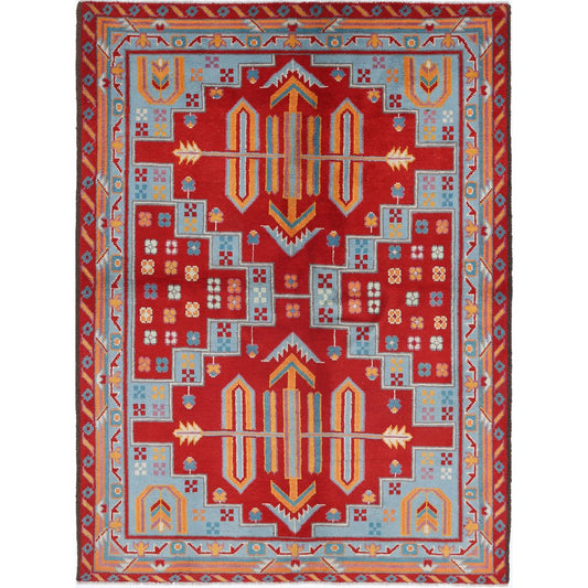 Revival 4' 10" X 6' 9" Wool Hand Knotted Rug