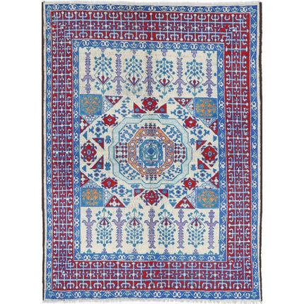 Revival Wool Hand Knotted Rug IVA0028982 - Natalia Rugs