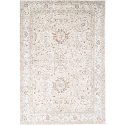 Ziegler 11' 7" X 17' 1" Hand-Knotted Wool Rug 11' 7" X 17' 1" (353 X 521) / Ivory / Ivory