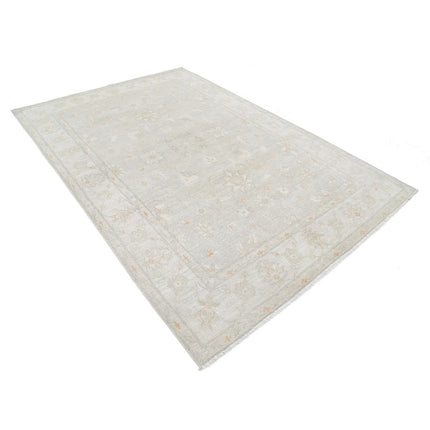 Serenity 6'3" X 9'3" Wool Hand-Knotted Rug