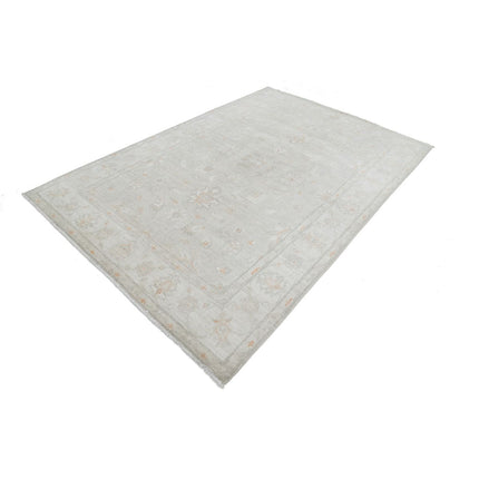 Serenity 6'3" X 9'3" Wool Hand-Knotted Rug