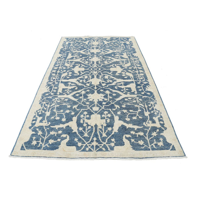 Artemix 5'1" X 8'11" Wool Hand-Knotted Rug