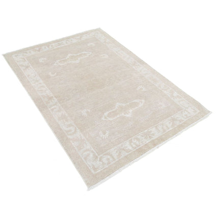 Serenity 3'11" X 5'7" Wool Hand-Knotted Rug