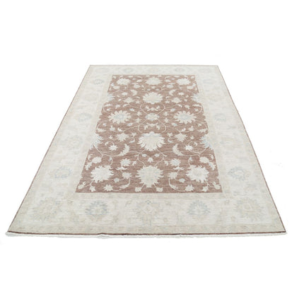 Serenity 5'7" X 7'9" Wool Hand-Knotted Rug