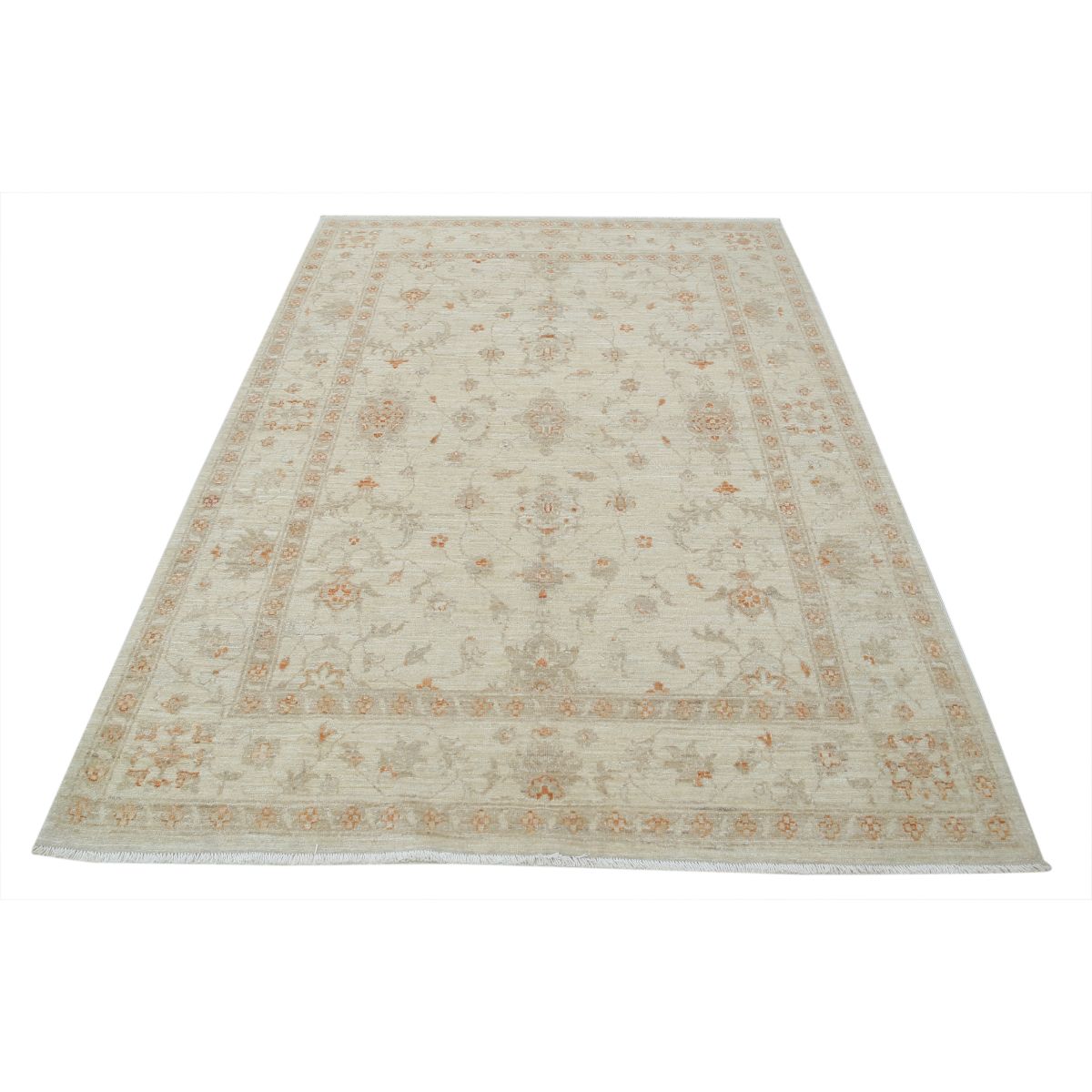 Serenity 5'7" X 7'10" Wool Hand-Knotted Rug