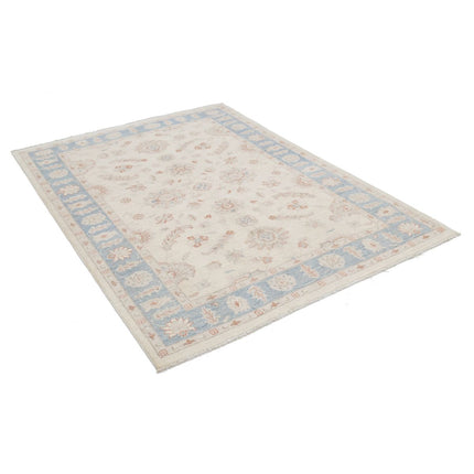 Serenity 5'2" X 7'1" Wool Hand-Knotted Rug